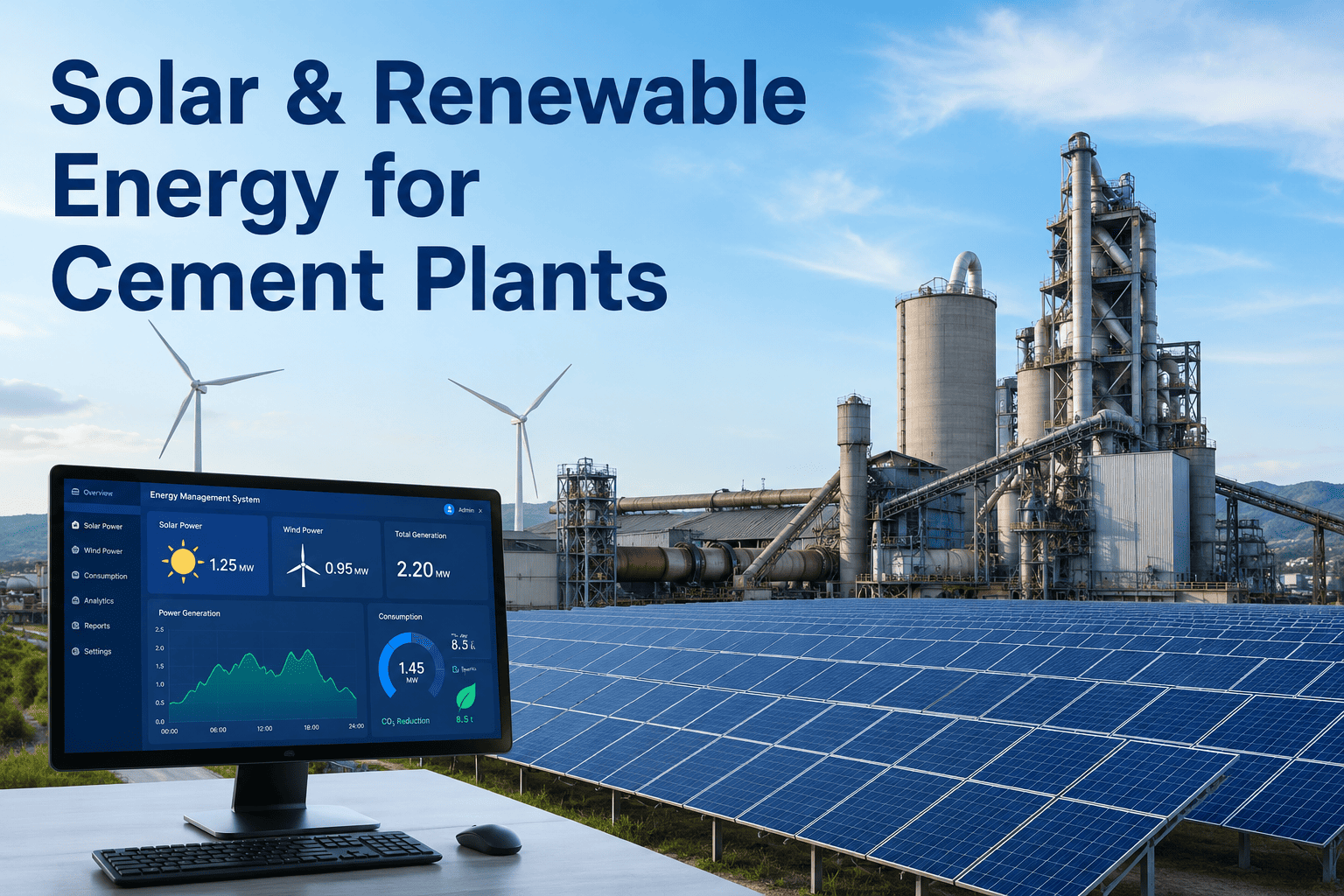 cement-plant-solar-renewable-energy-captive-power