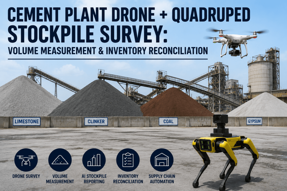 cement-plant-stockpile-drone-quadruped-volume-inventory