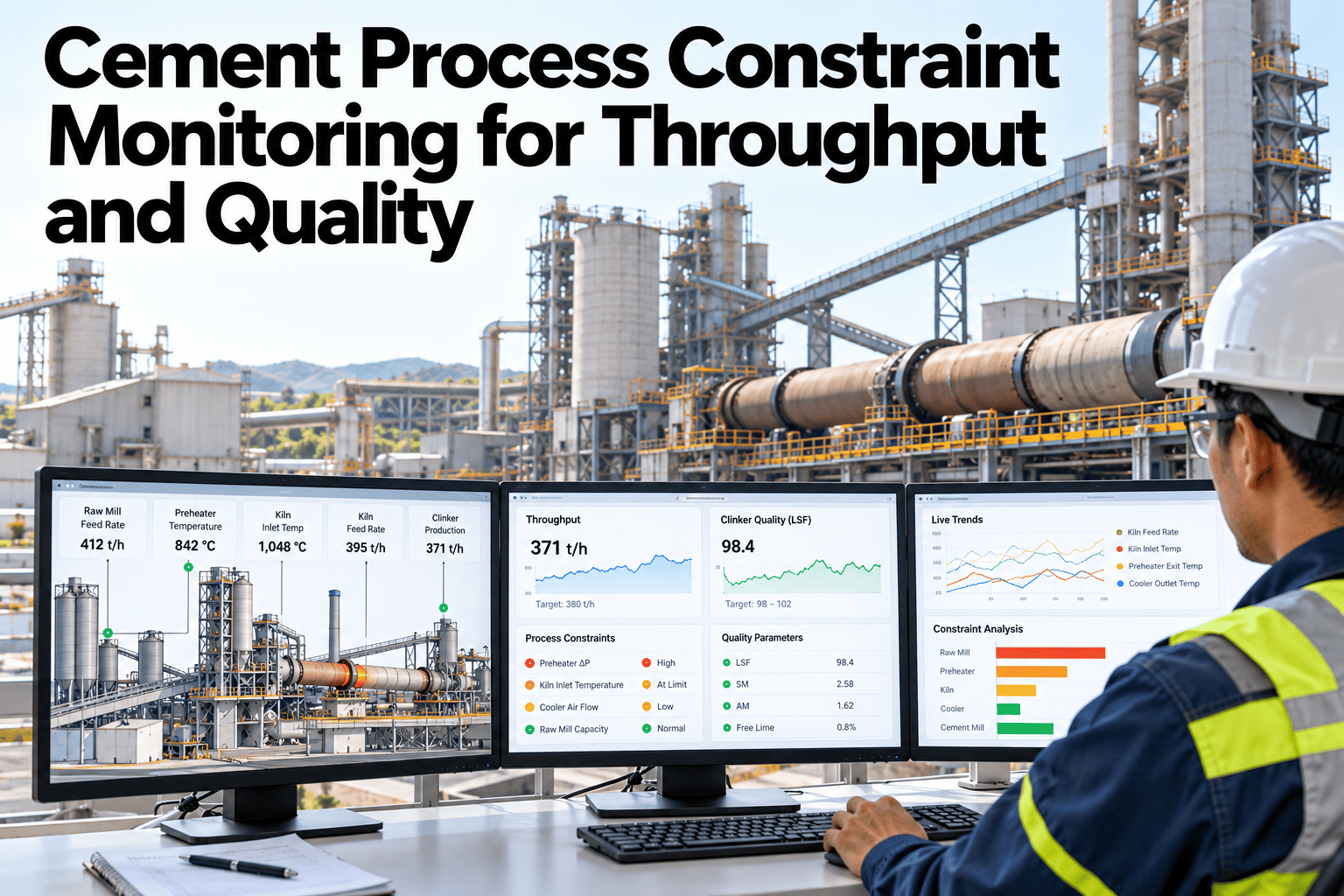 cement-process-constraint-monitoring-throughput-quality
