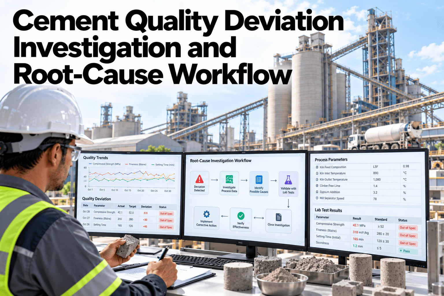 cement-quality-deviation-root-cause-workflow