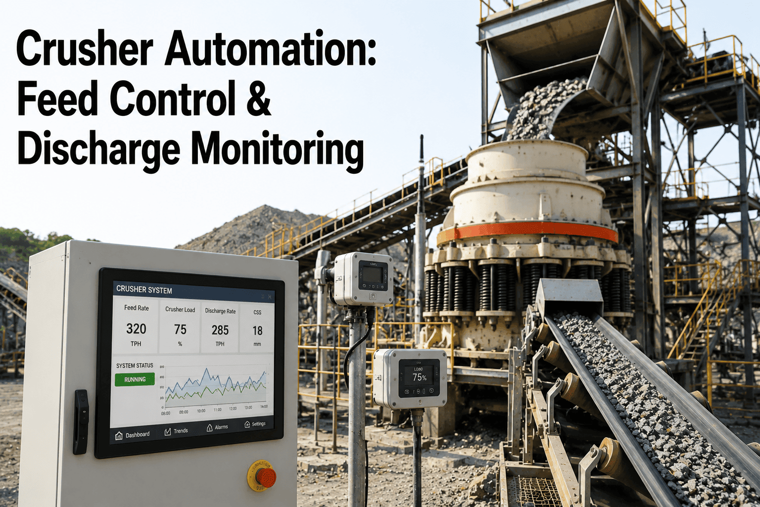 crusher-automation-feed-control-discharge-monitoring