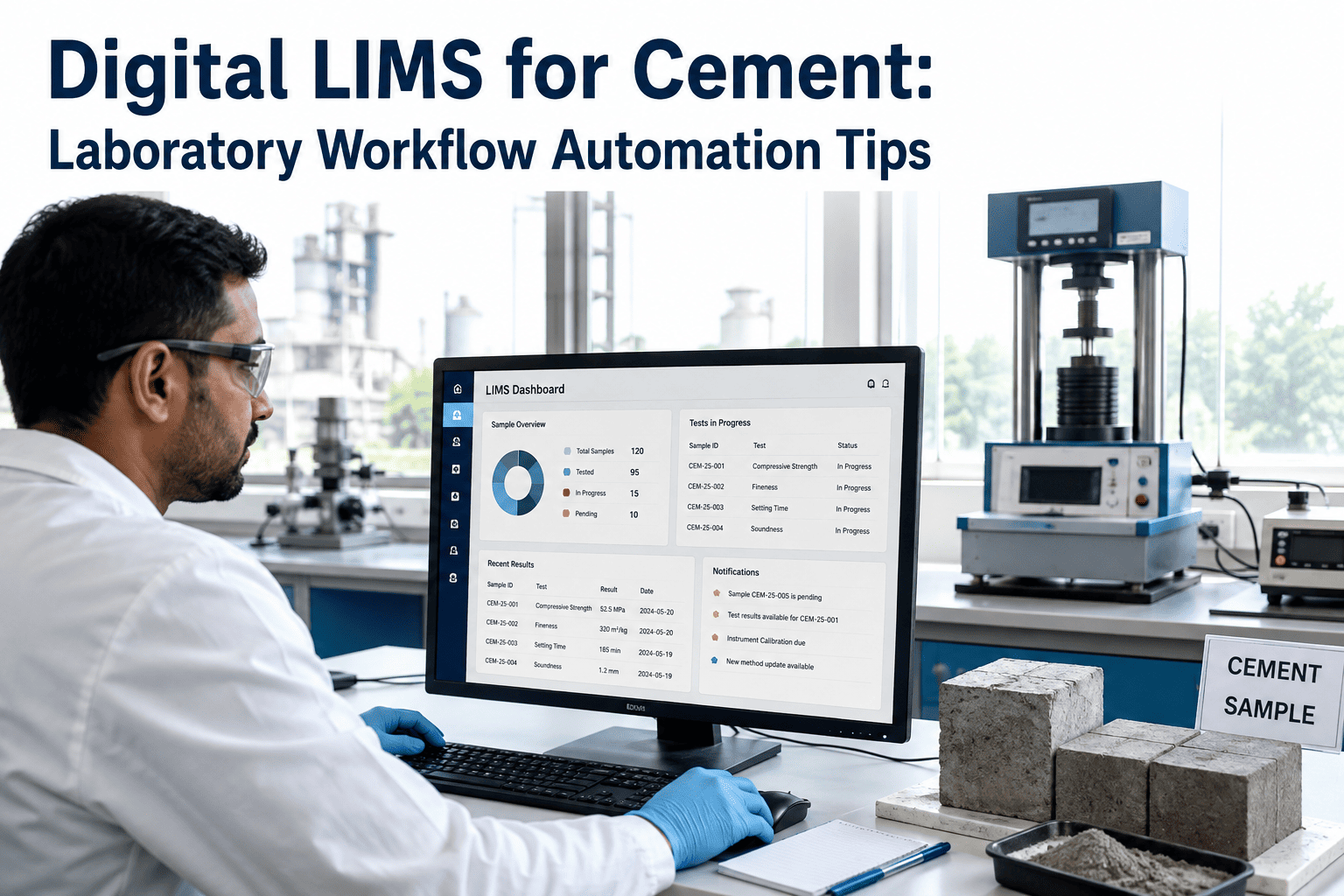 digital-lims-cement-laboratory-sample-workflow-automation