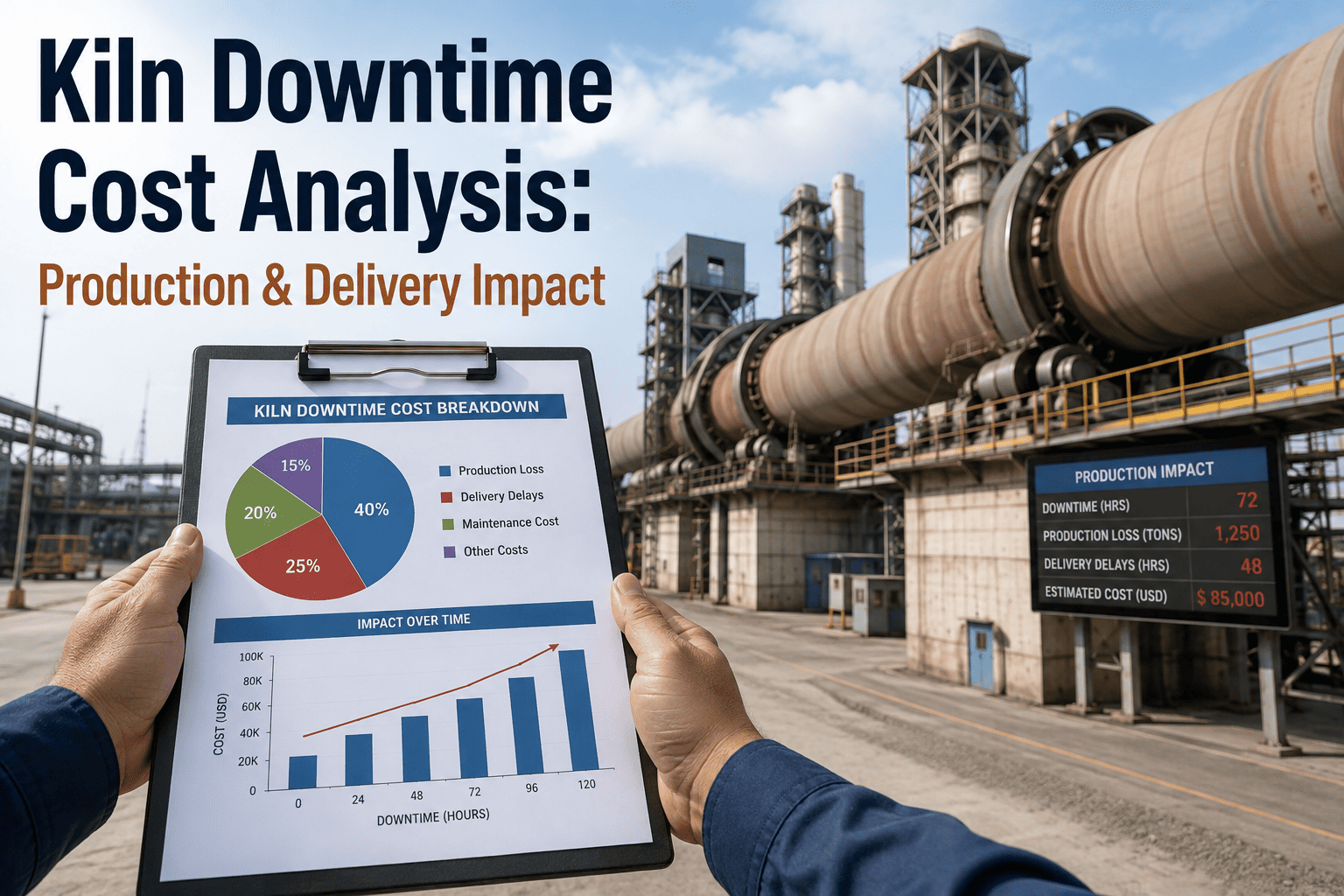 kiln-downtime-cost-analysis-production-delivery-impact