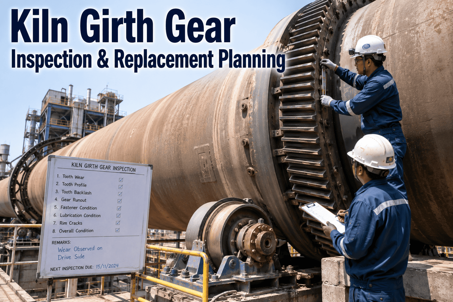 kiln-girth-gear-inspection-replacement-planning