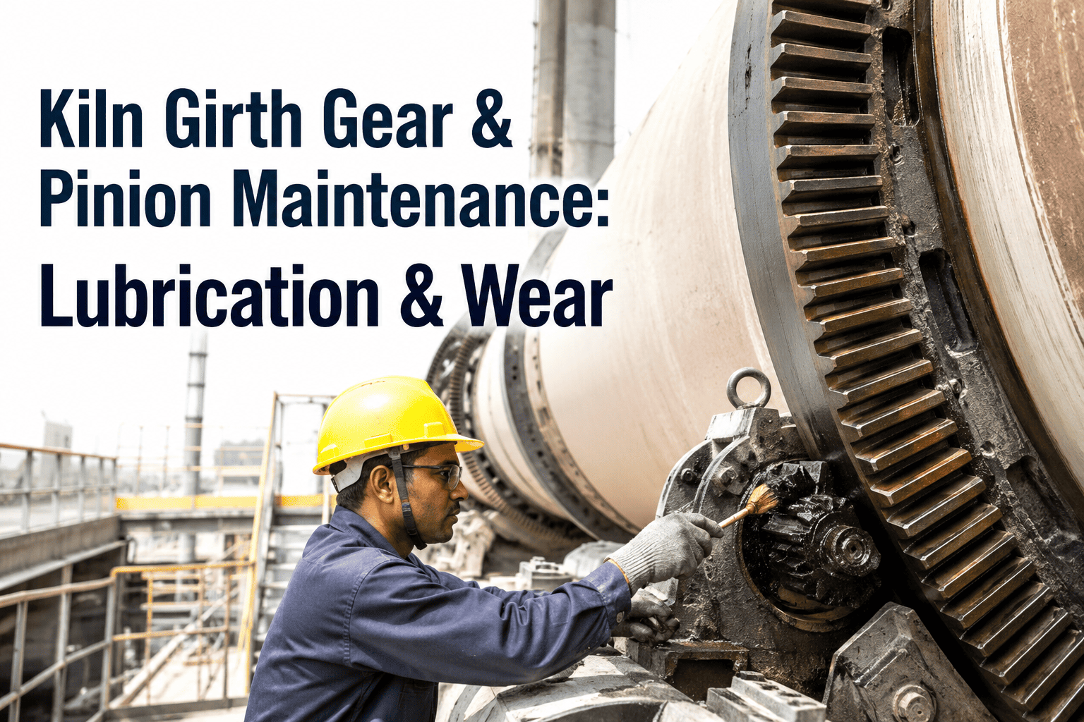 kiln-girth-gear-pinion-maintenance-lubrication-wear