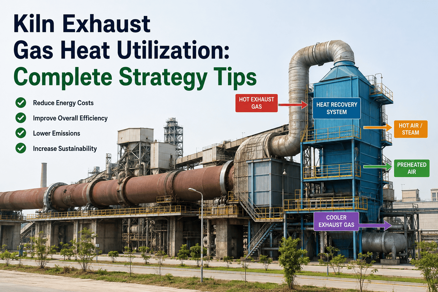 kiln-preheater-exhaust-gas-heat-utilization-strategy