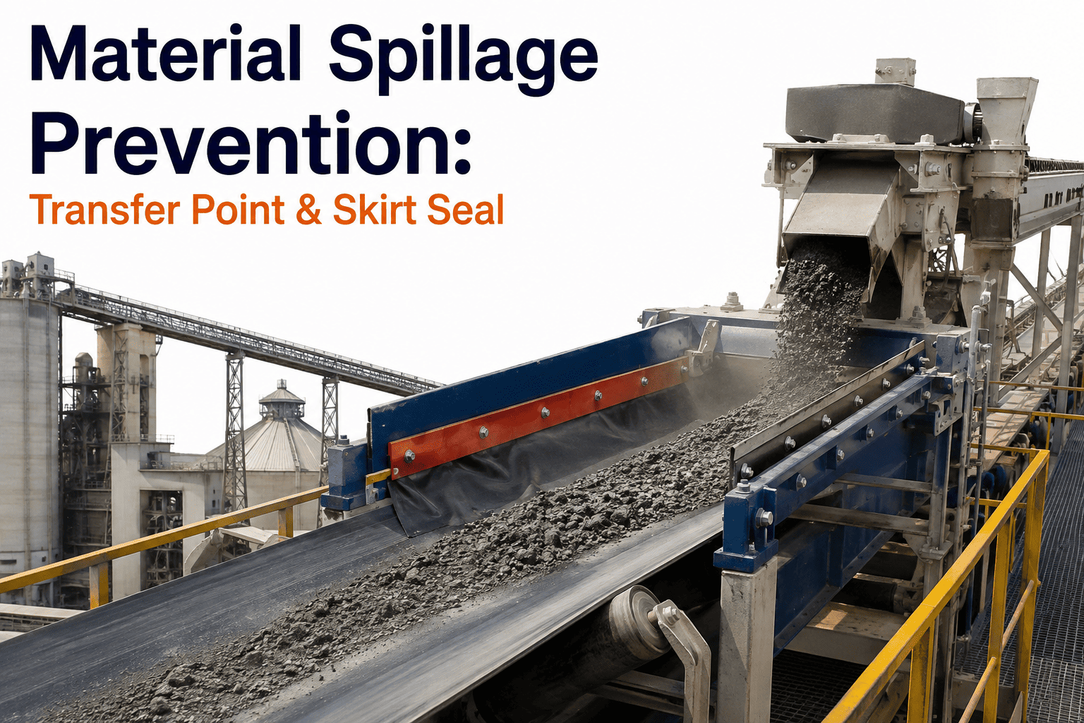 material-spillage-prevention-transfer-point-skirt-seal