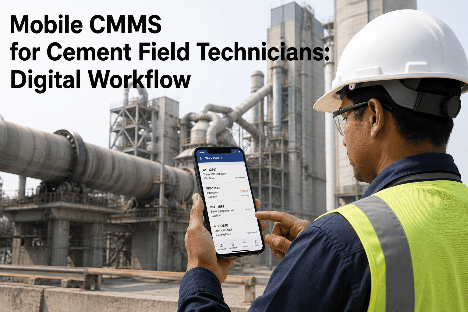 mobile-cmms-cement-field-technician-digital-workflow