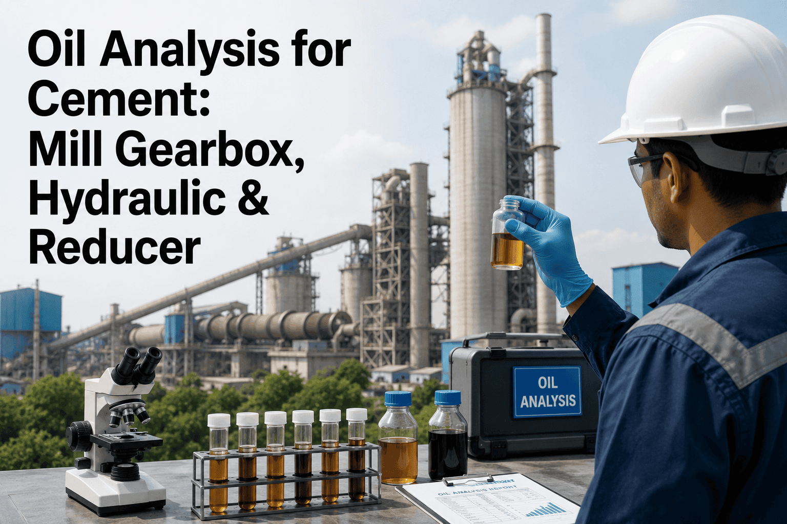 oil-analysis-cement-mill-gearbox-hydraulic-reducer