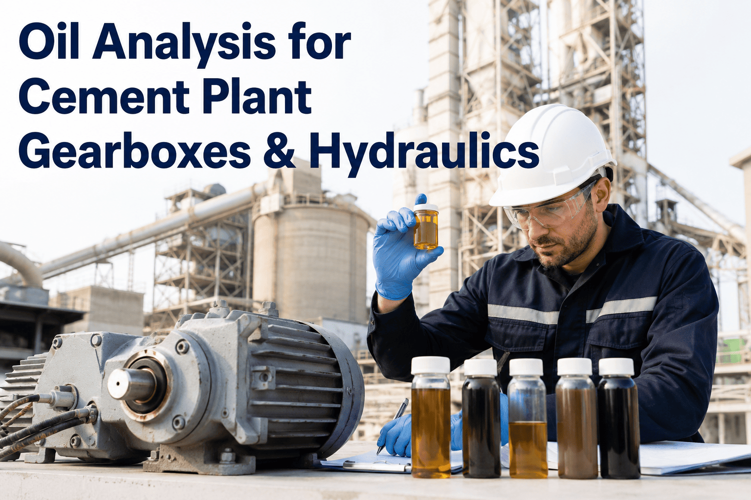 oil-analysis-cement-plant-gearbox-reducer-hydraulic