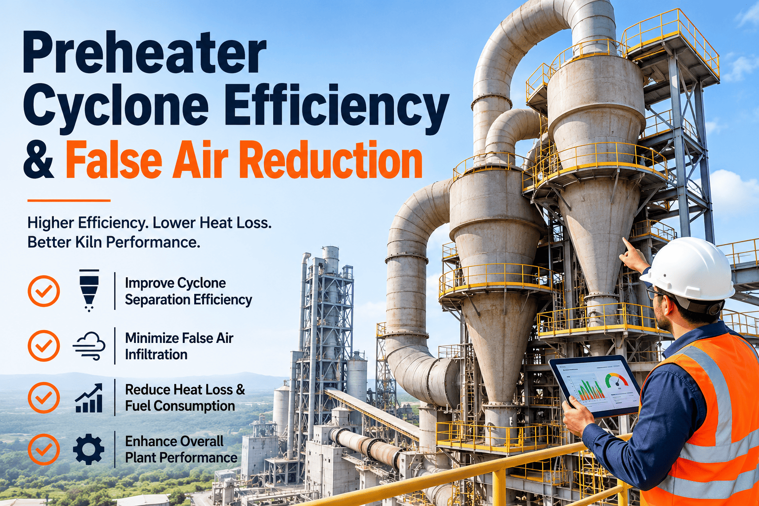 preheater-cyclone-efficiency-false-air-reduction