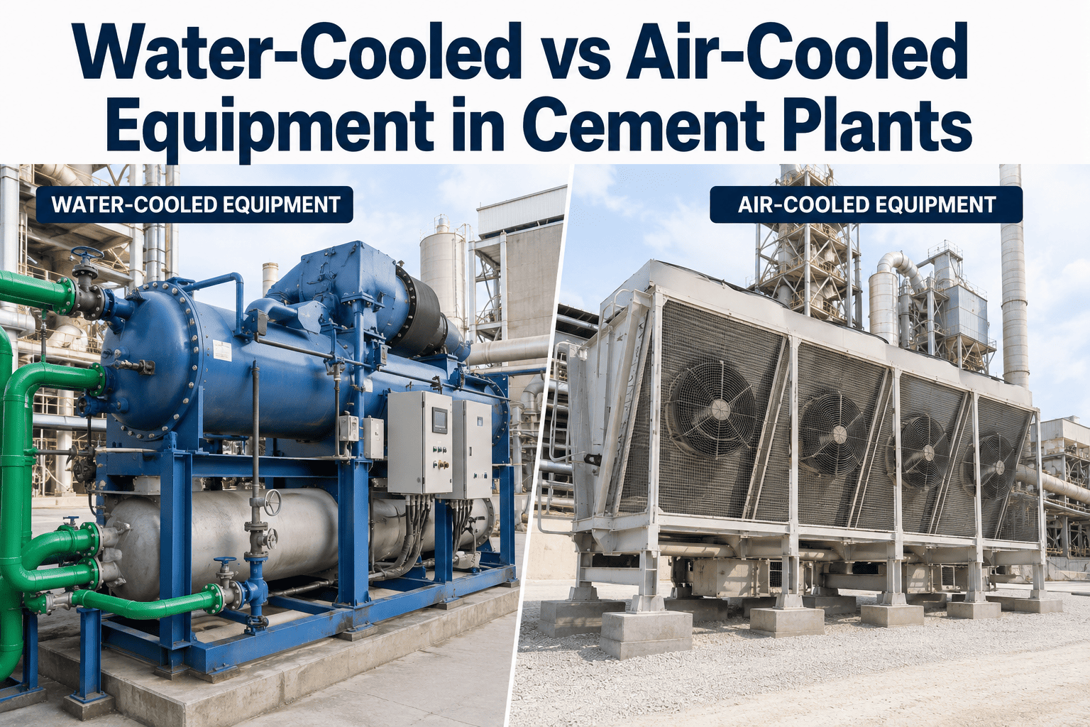 water-cooled-vs-air-cooled-equipment-cement-selection