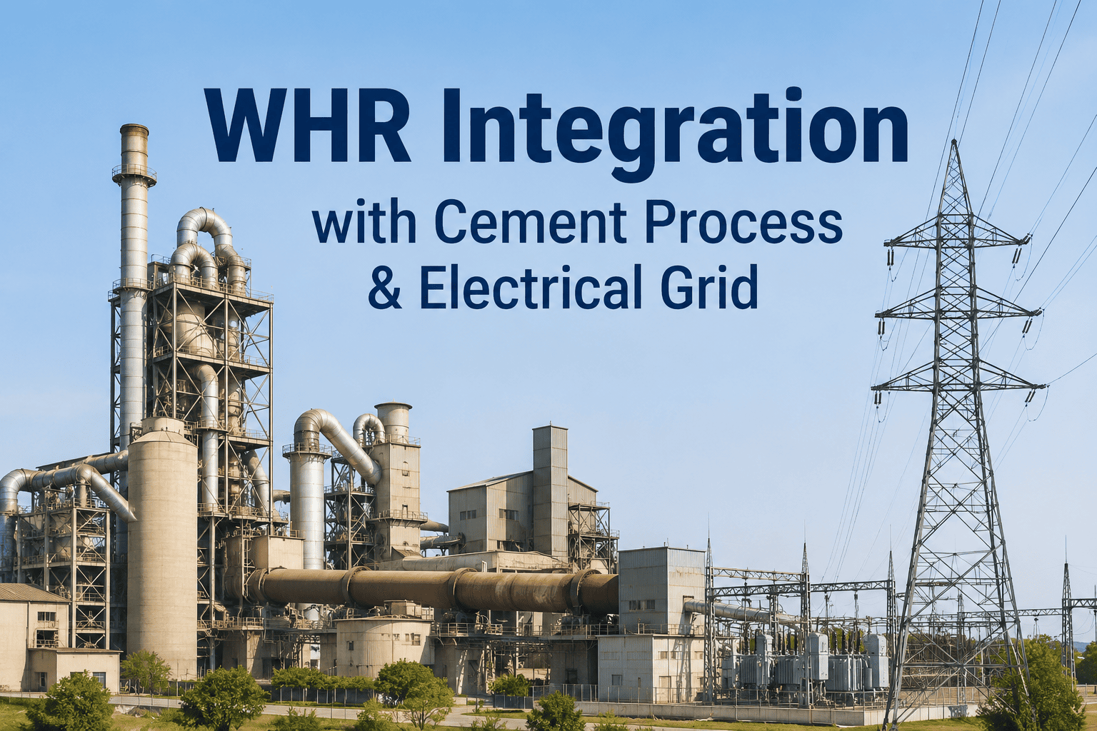 whr-integration-cement-process-electrical-grid
