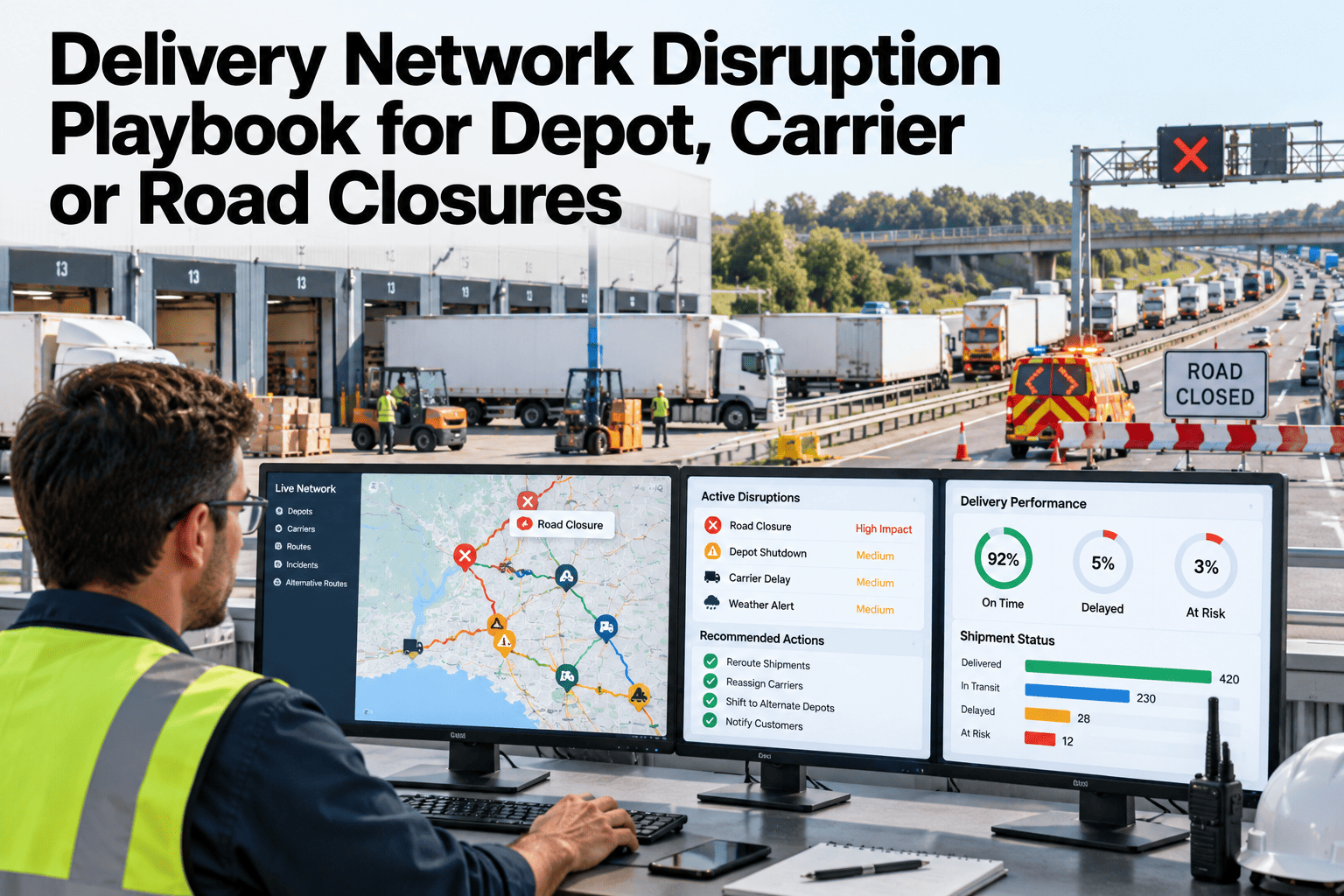 delivery-network-disruption-playbook-depot-carrier-road-closures
