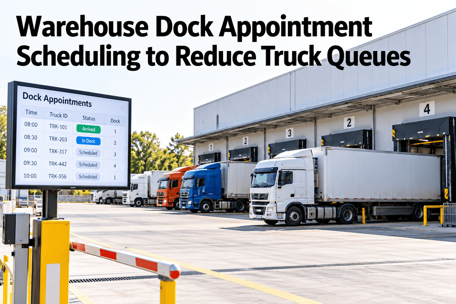 warehouse-dock-appointment-scheduling-truck-queues