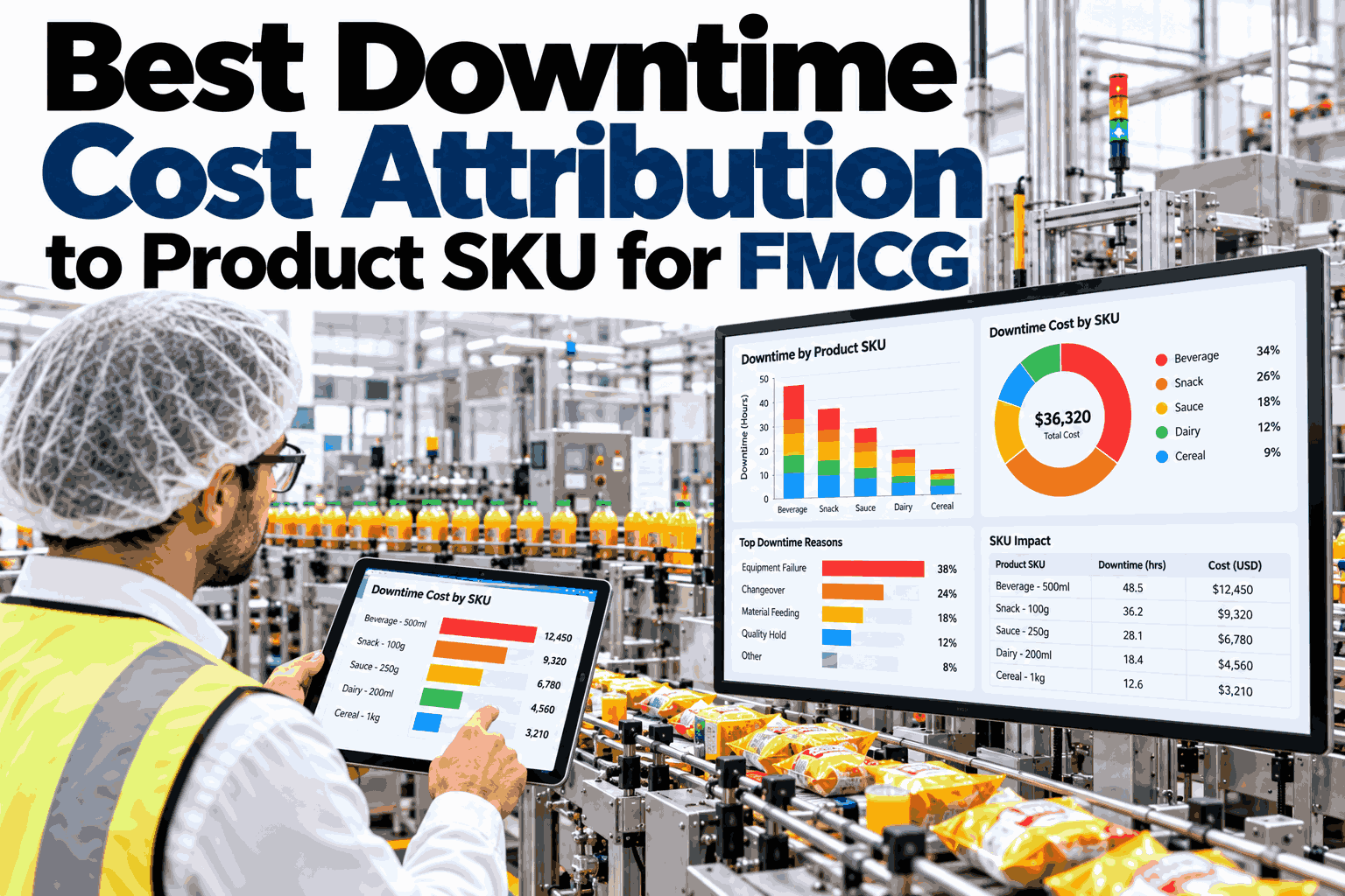 best-downtime-cost-attribution-to-product-sku-for-fmcg
