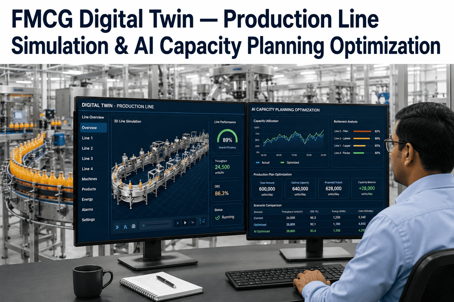 fmcg-digital-twin-production-line-simulation-ai