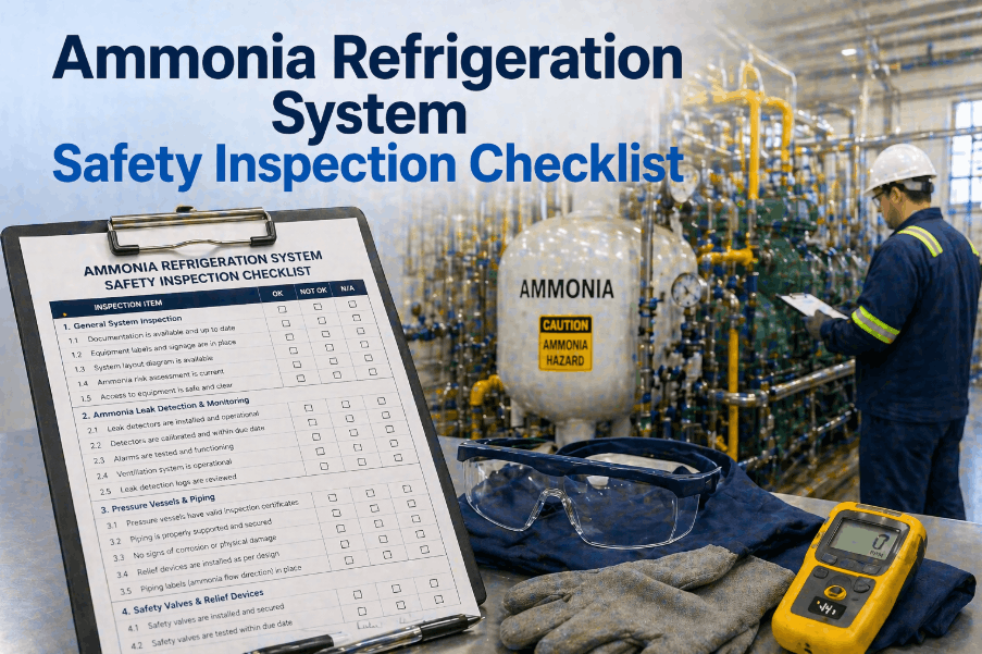 ammonia-refrigeration-system-safety-inspection-checklist