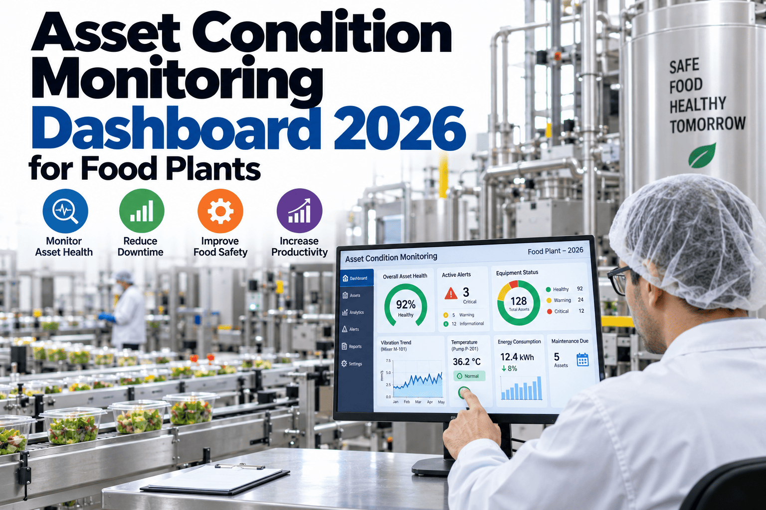 Procmonitor Asset Condition Monitoring Dashboard 2026 for Food Plants