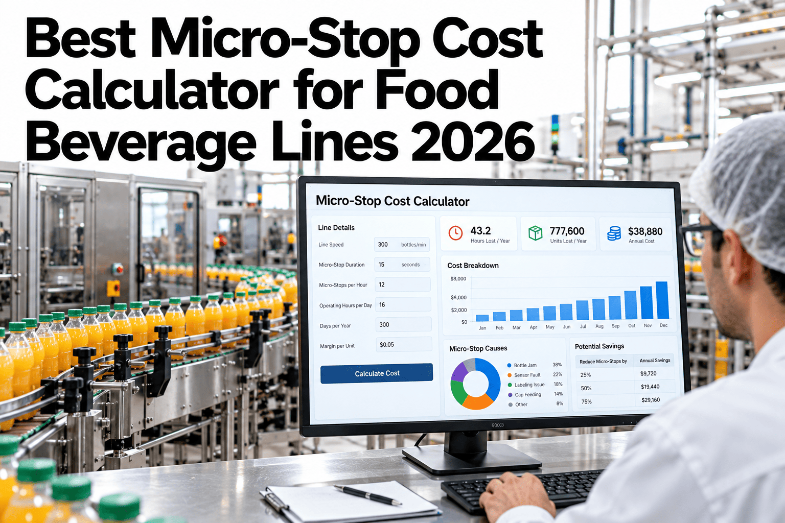 best-micro-stop-cost-calculator-food-beverage-lines-2026