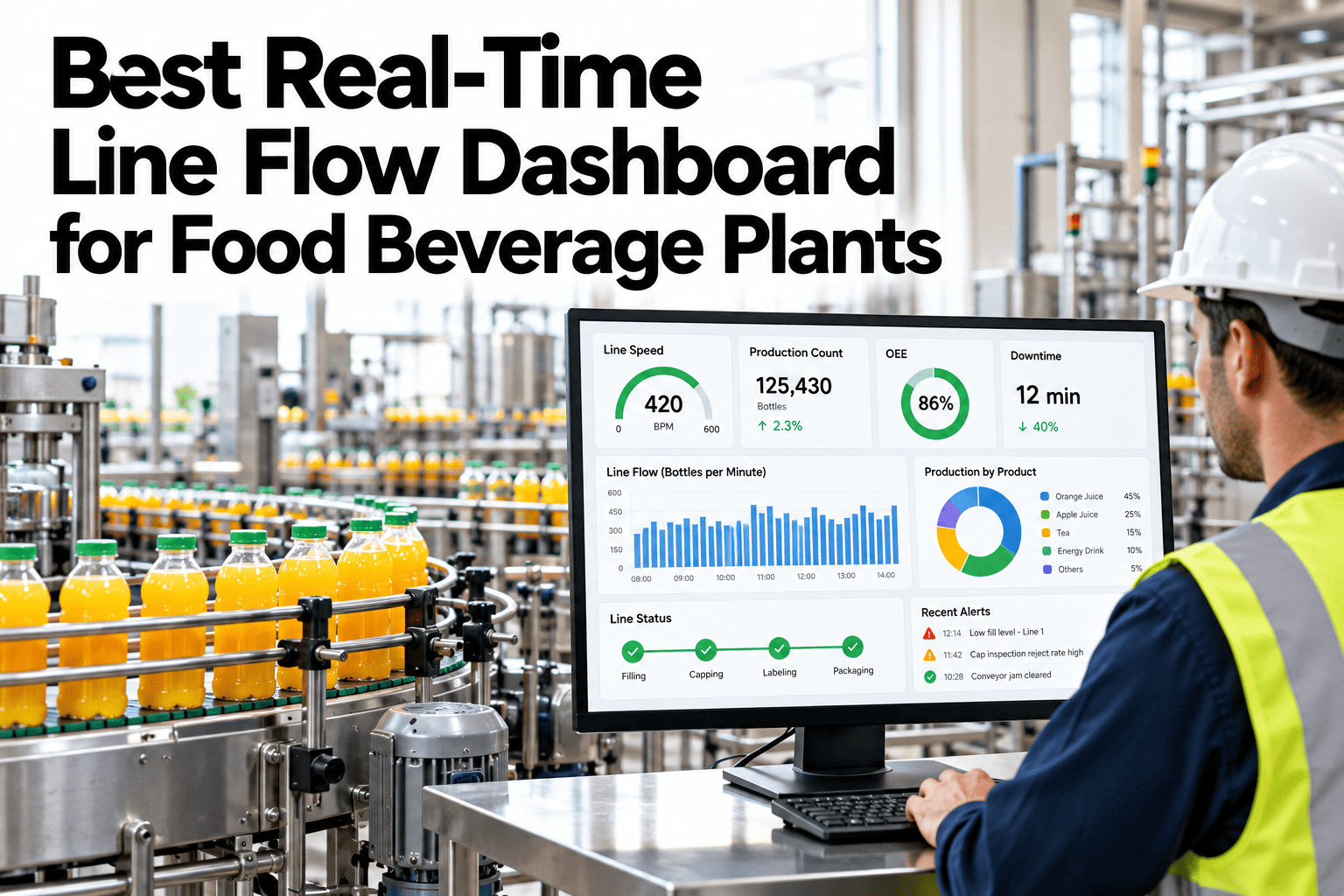 best-real-time-line-flow-dashboard-food-beverage-plants