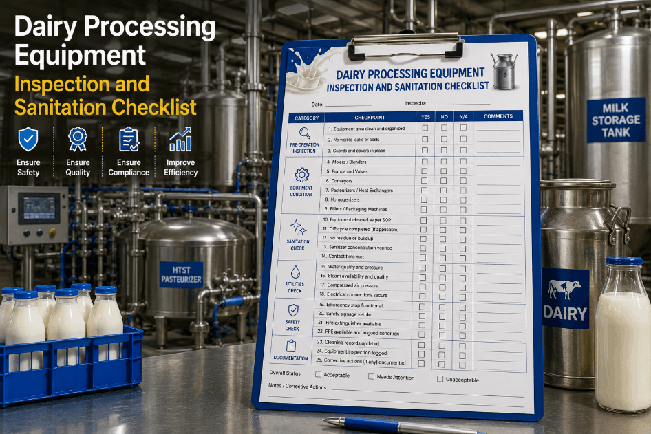 dairy-processing-equipment-inspection-and-sanitation-checklist