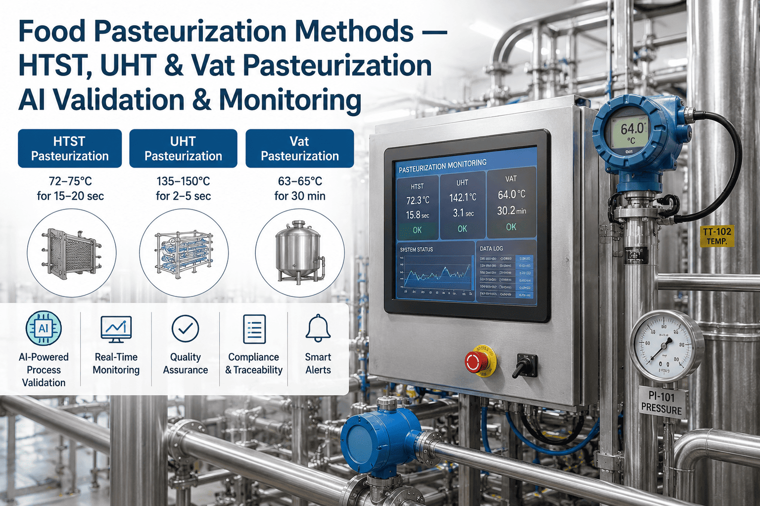 food-pasteurization-methods-htst-uht-vat-ai-validation