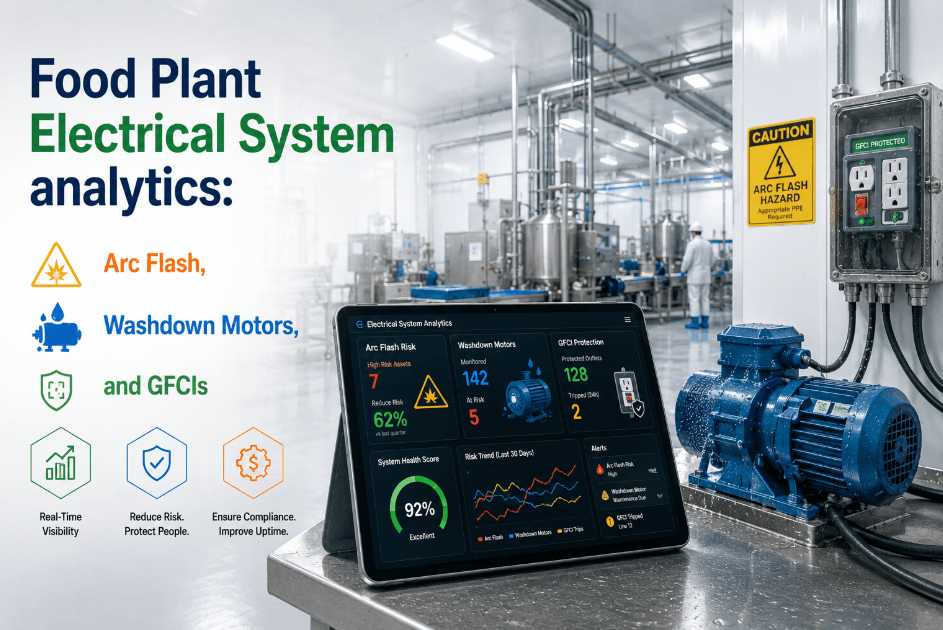 food-plant-electrical-system-analytics-arc-flash,-washdown-motors,-and-gfcis