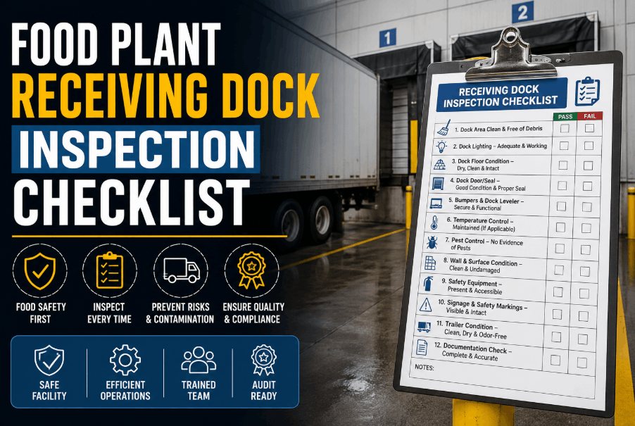 food-plants-receiving-dock-inspection-checklist