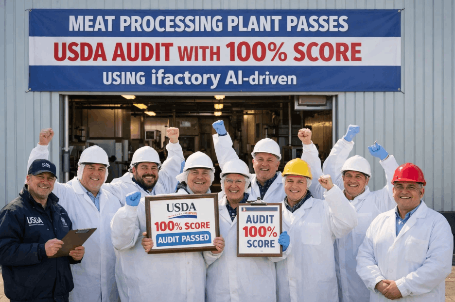 meat-processing-plant-passes-usda-audit-with-score-using-ifactory-ai-driven