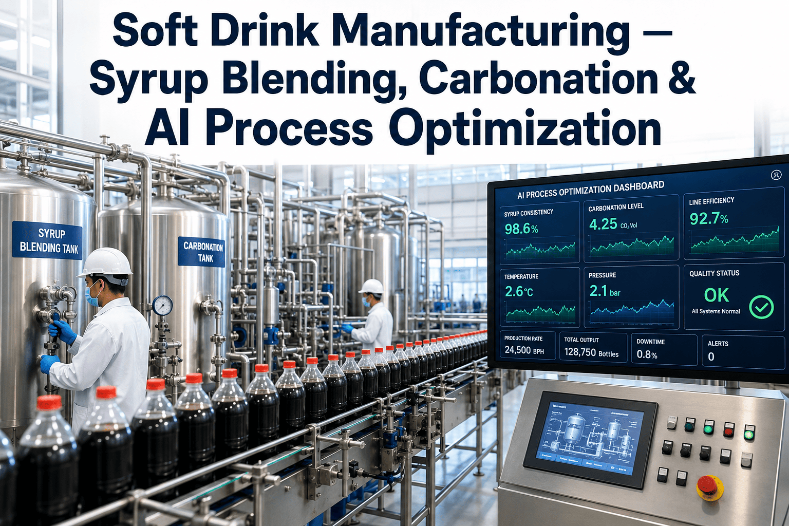 soft-drink-manufacturing-syrup-blending-carbonation-ai