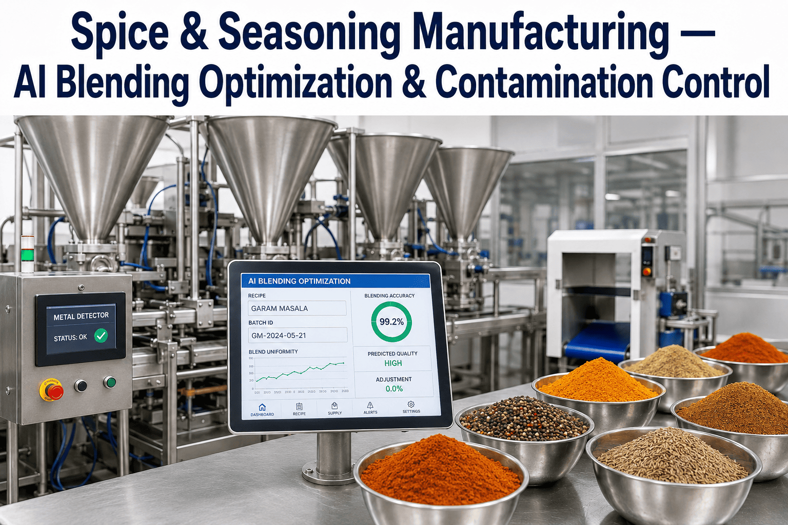 spice-seasoning-manufacturing-ai-blending-quality-contamination-control