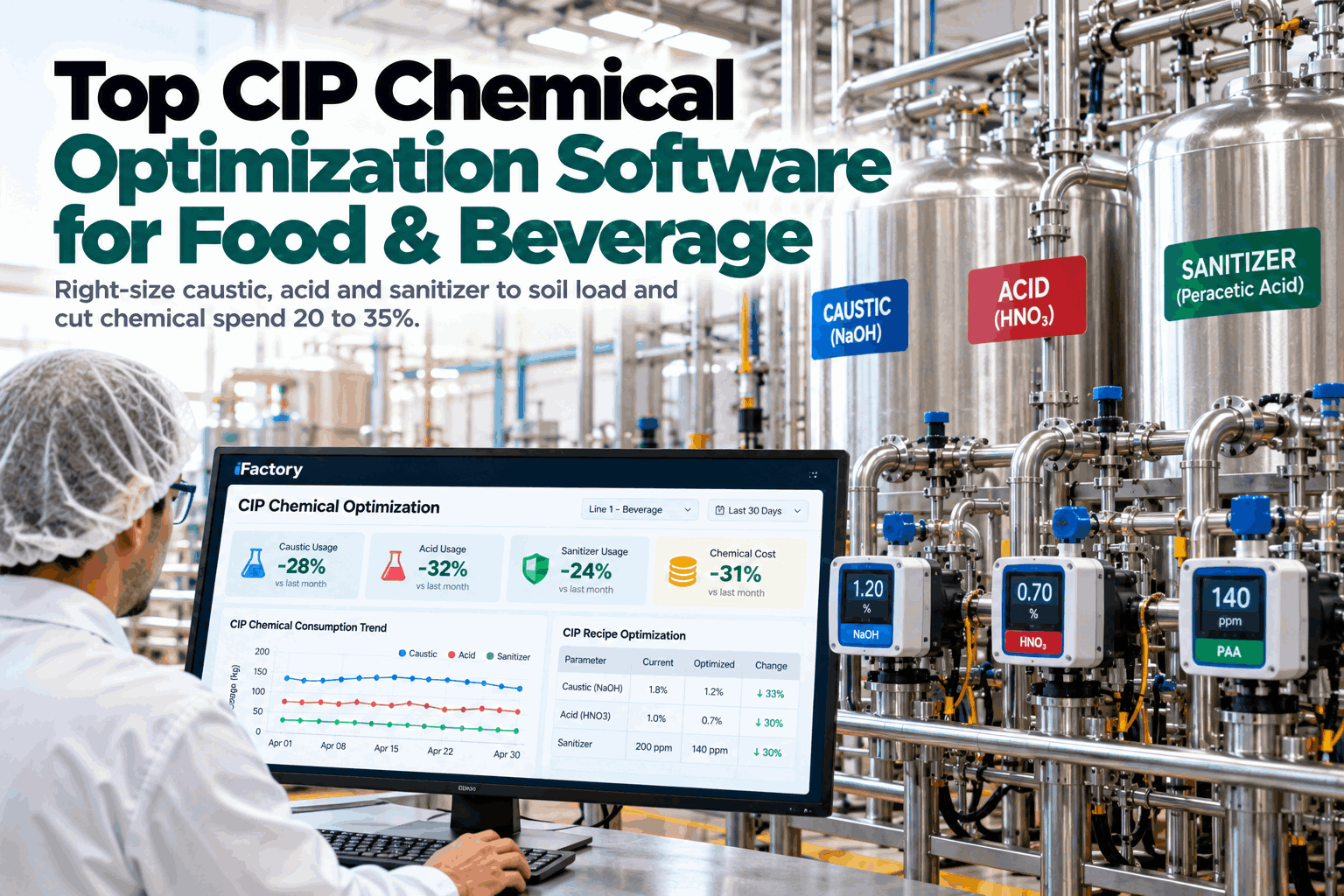 top-cip-chemical-optimization-software-food-beverage