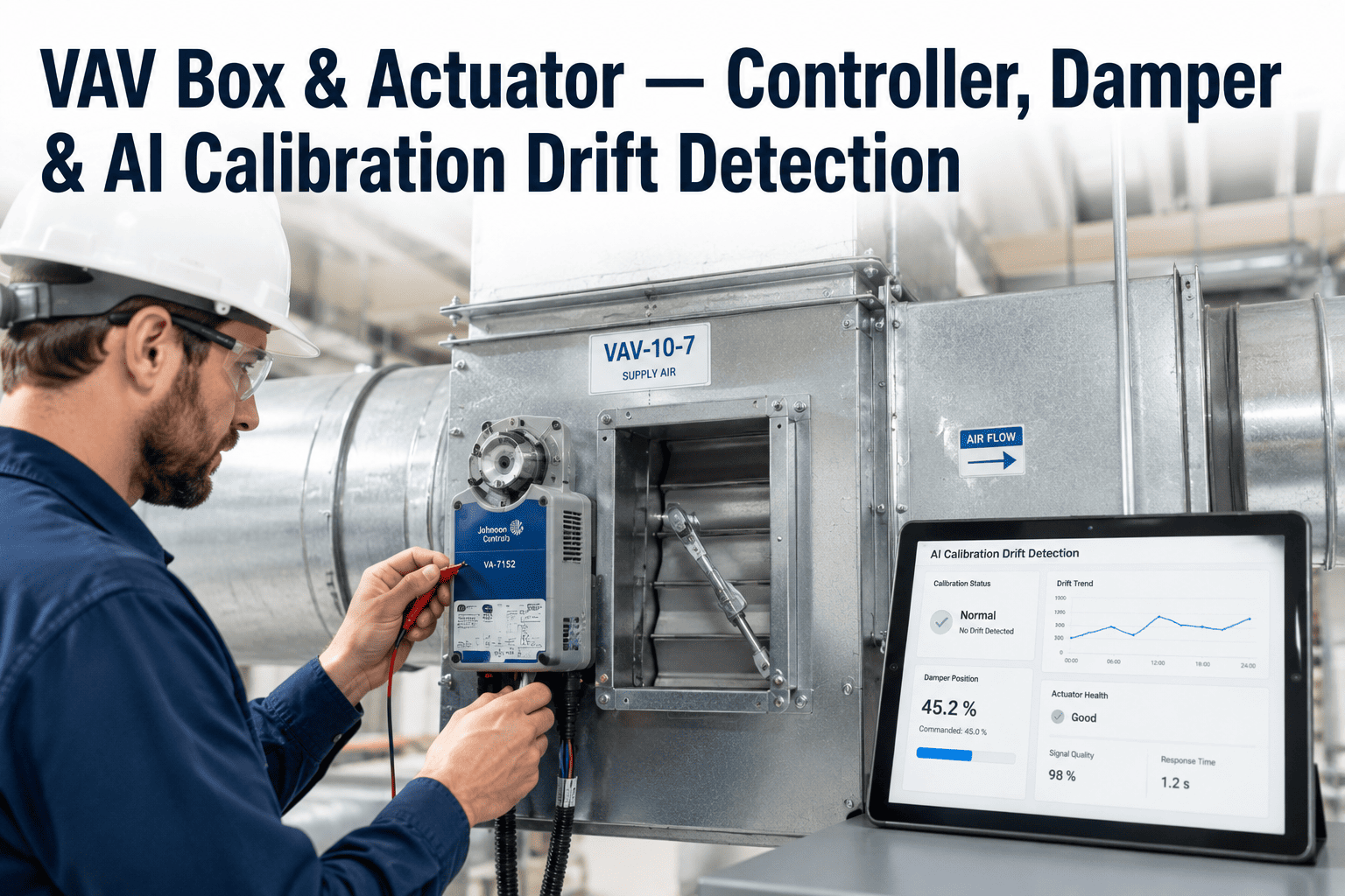 ahu-vav-box-actuator-controller-damper-ai-calibration