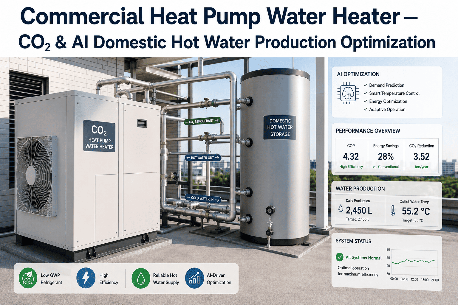 commercial-heat-pump-water-heater-co2-domestic-hot-water-ai