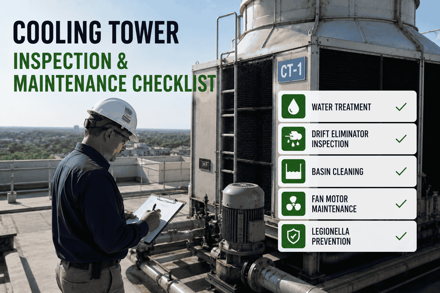 Cooling Tower Inspection & analytics Checklist