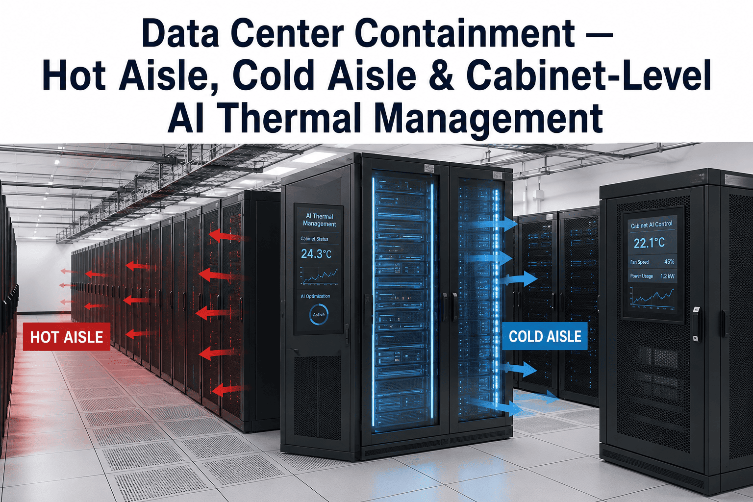 data-center-containment-hot-cold-aisle-chimney-cabinet-ai