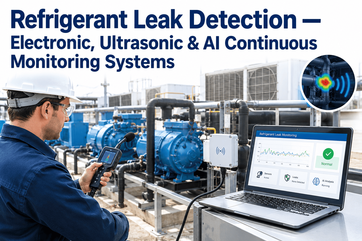 refrigerant-leak-detection-monitoring-electronic-ultrasonic-ai