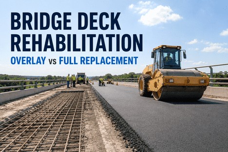 Bridge Deck Rehabilitation Overlay vs Full Replacement Methods