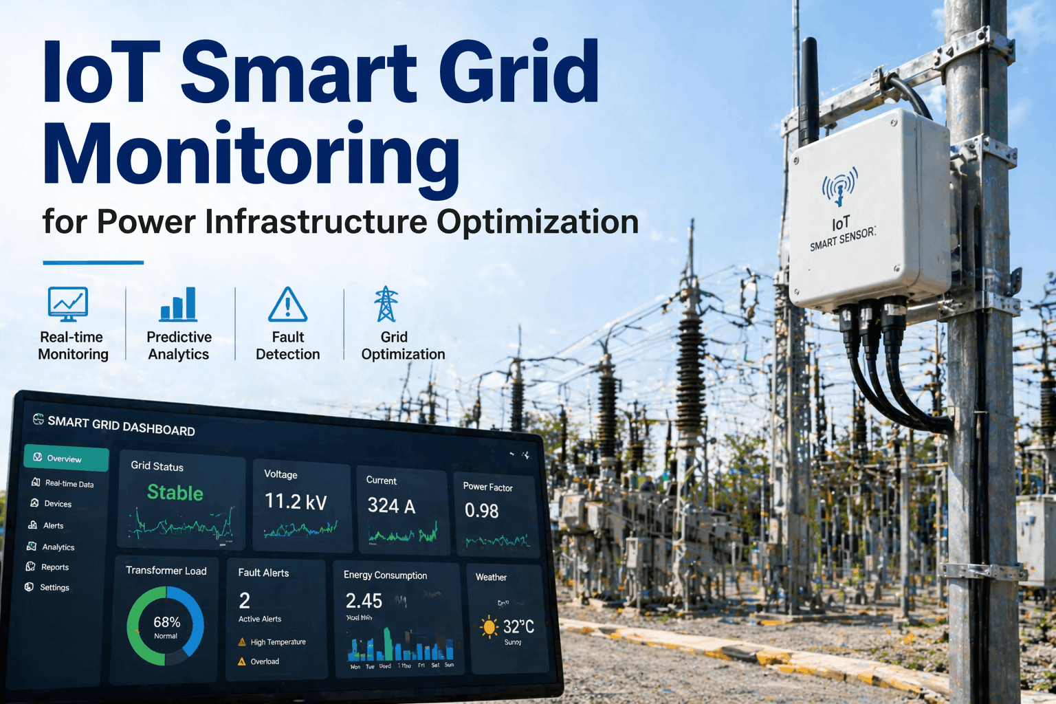 iot-smart-grid-monitoring-for-power-infrastructure-optimization