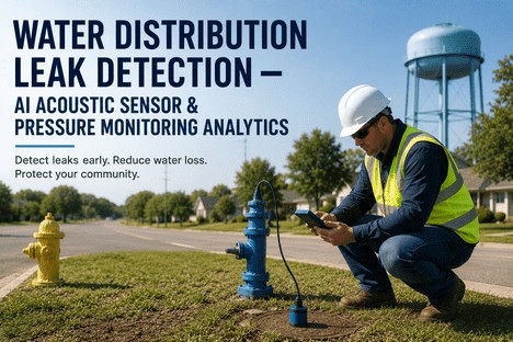 water-distribution-leak-detection-ai-acoustic-sensor-monitoring