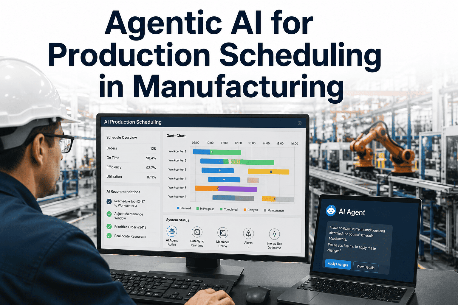 agentic-ai-production-scheduling-manufacturing