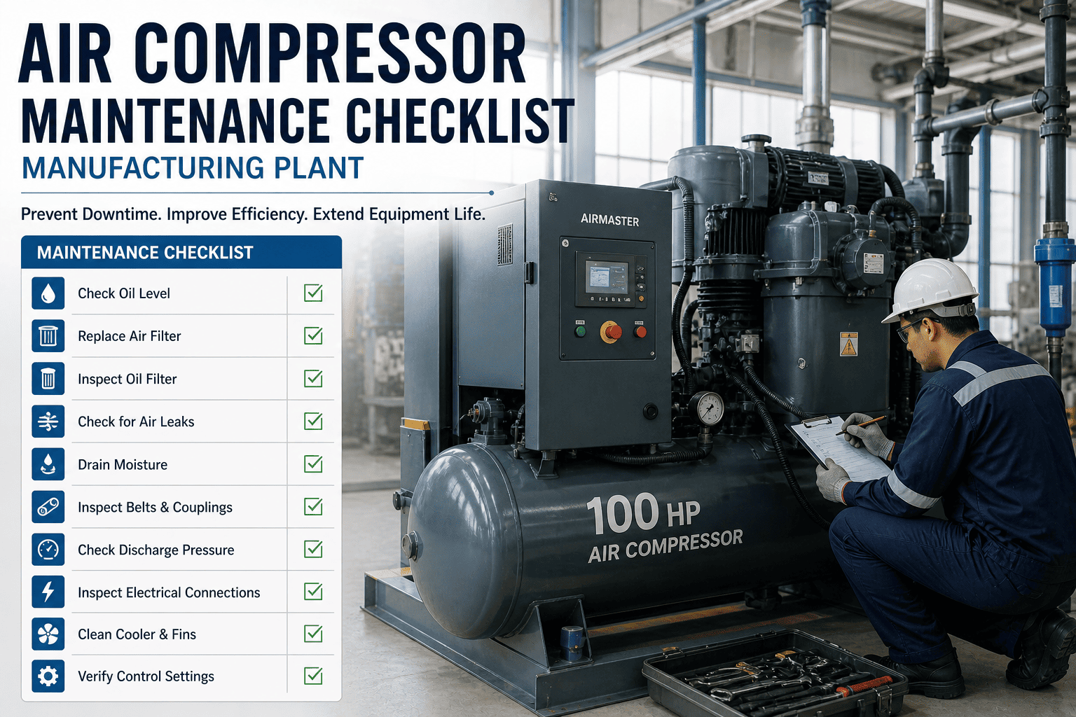 air-compressor-analytics-checklist-manufacturing