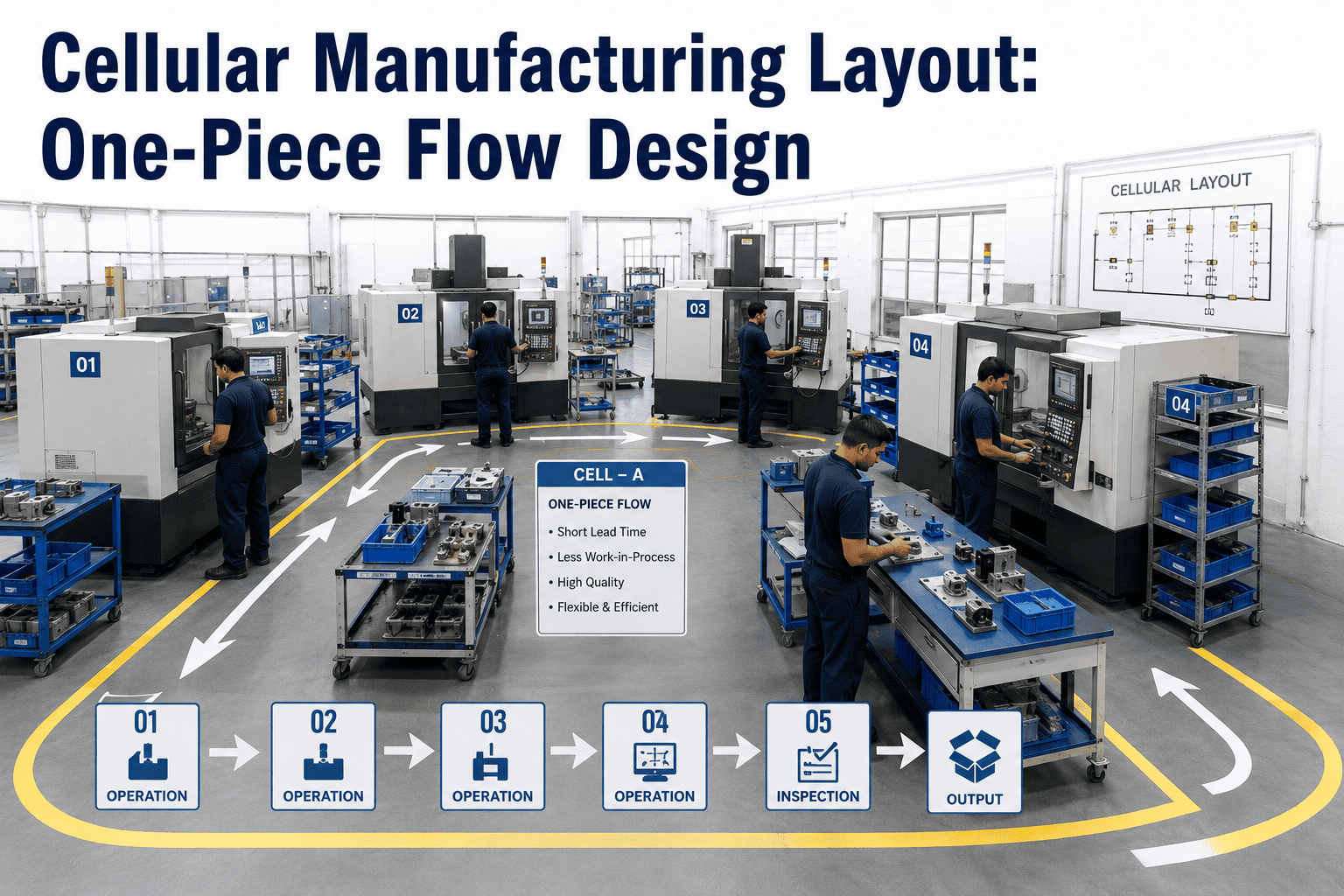 cellular-manufacturing-layout-one-piece-flow-design