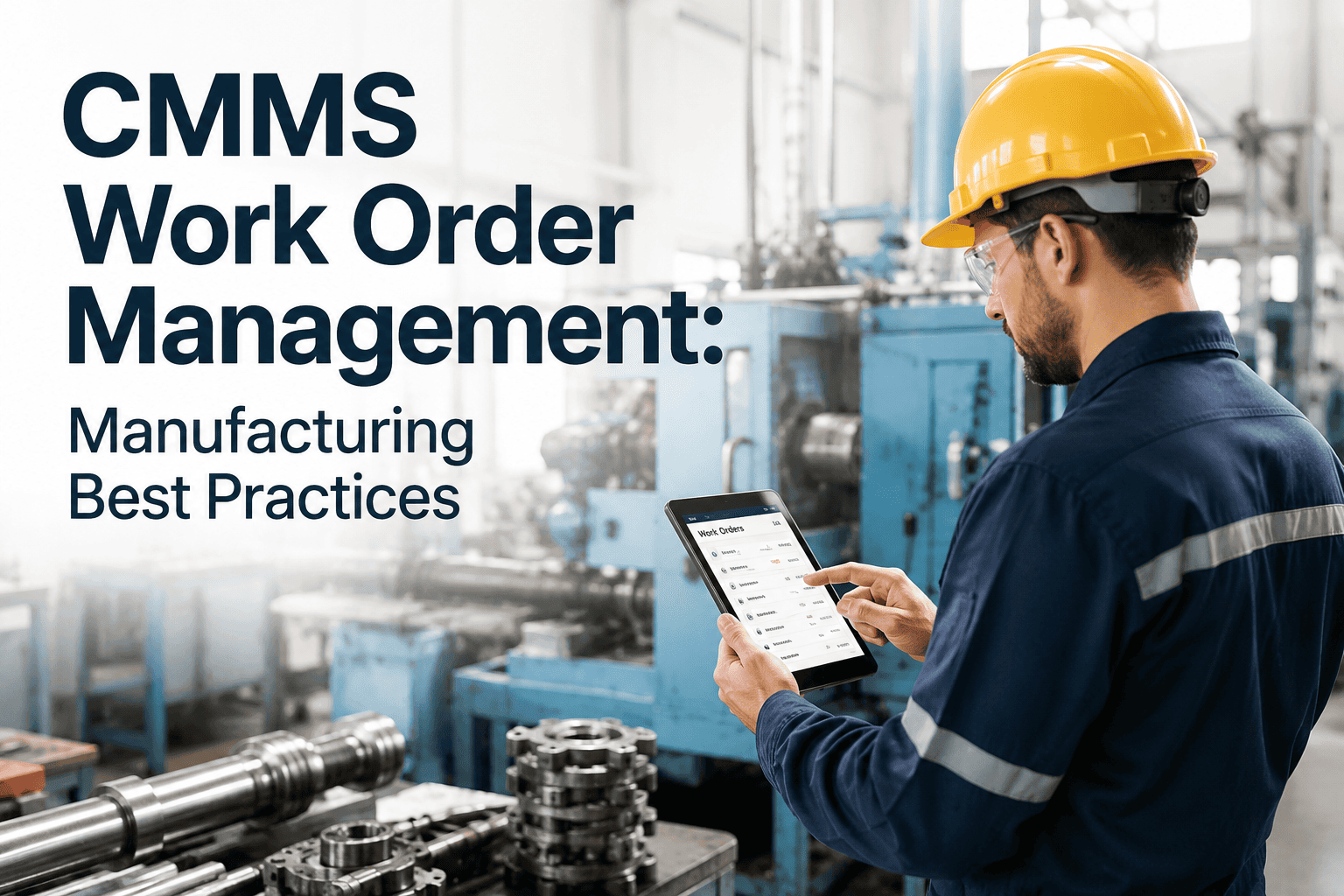 cmms-work-order-management-manufacturing-best-practices
