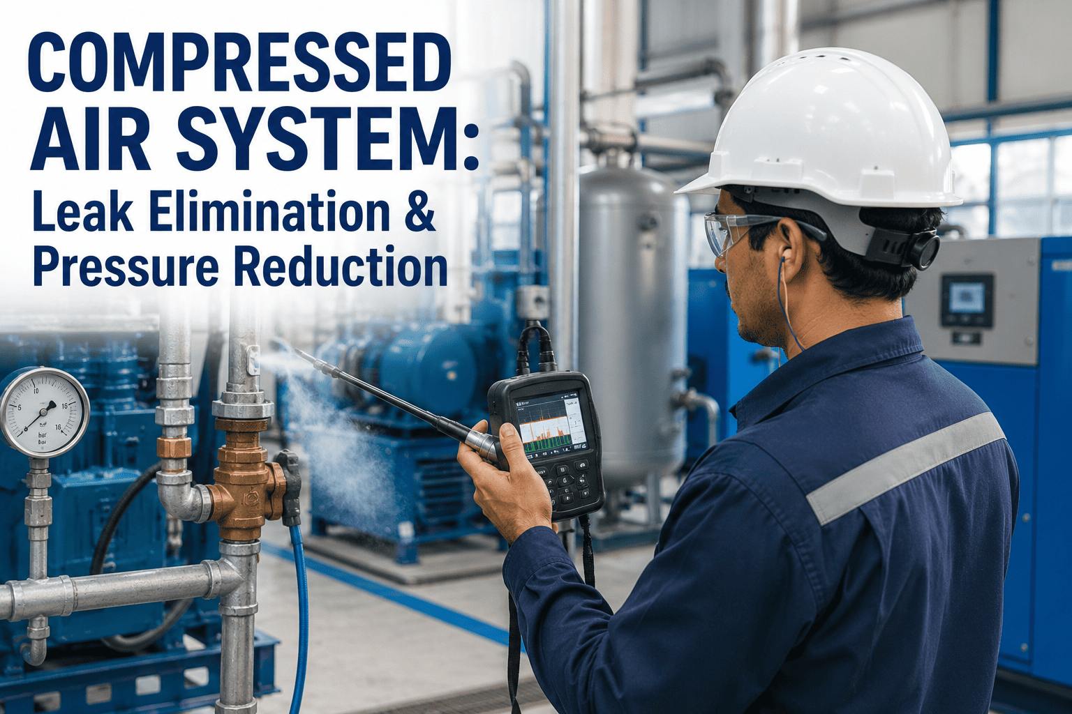 compressed-air-system-optimization-leak-pressure