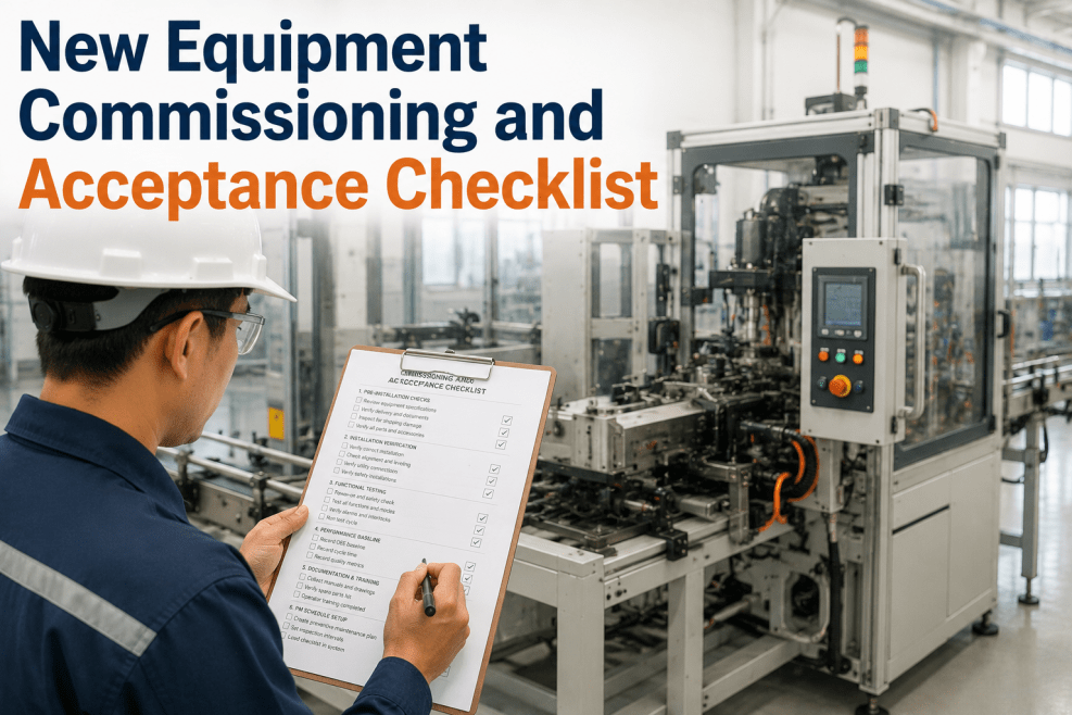 new-equipment-commissioning-acceptance-checklist