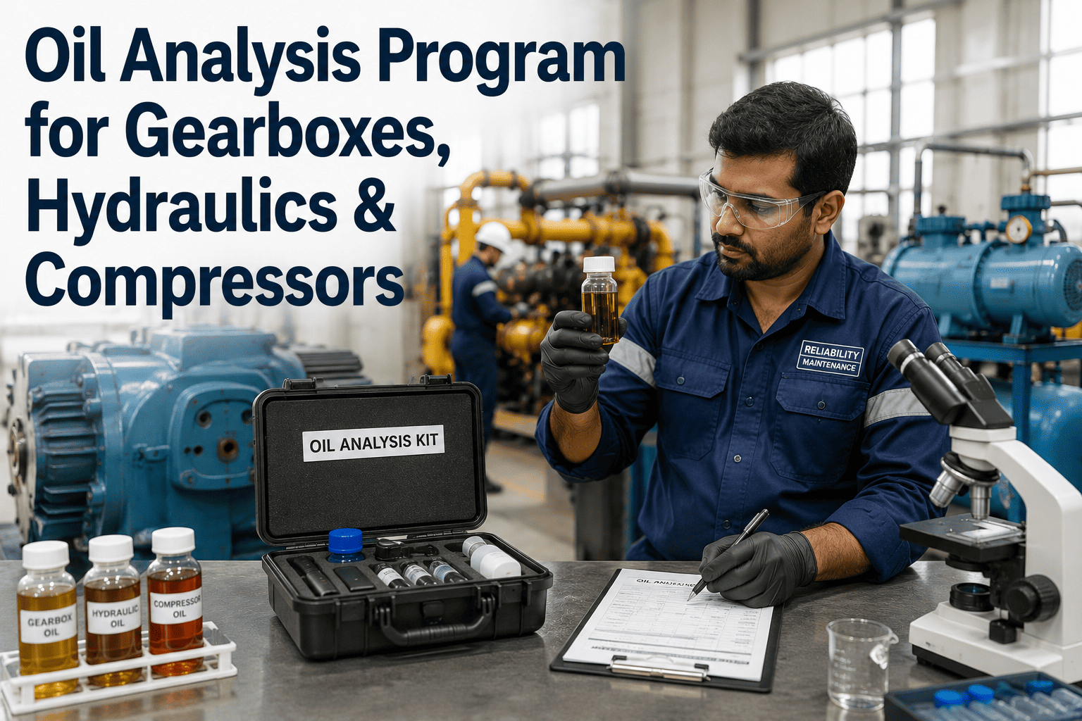 oil-analysis-program-gearbox-hydraulic-compressor