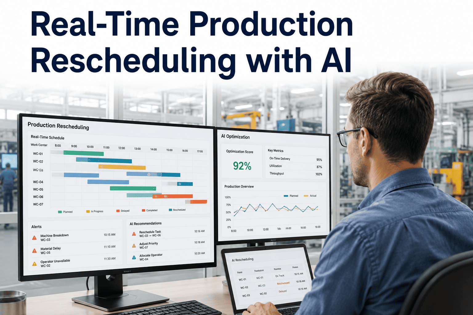 real-time-rescheduling-ai-manufacturing-plants
