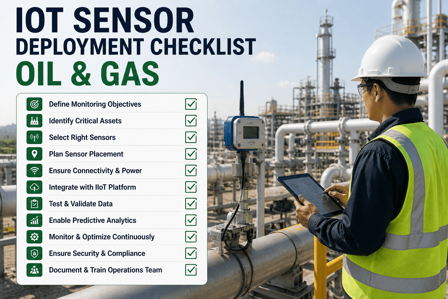 checklist-iot-sensor-deployment-for-oil-and-gas-predictive-analytics